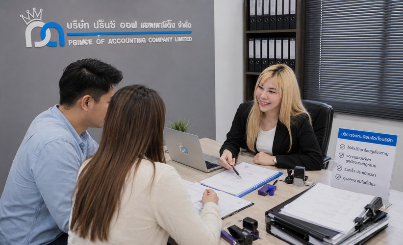 รับจดทะเบียนจัดตั้ง Prince of Accounting