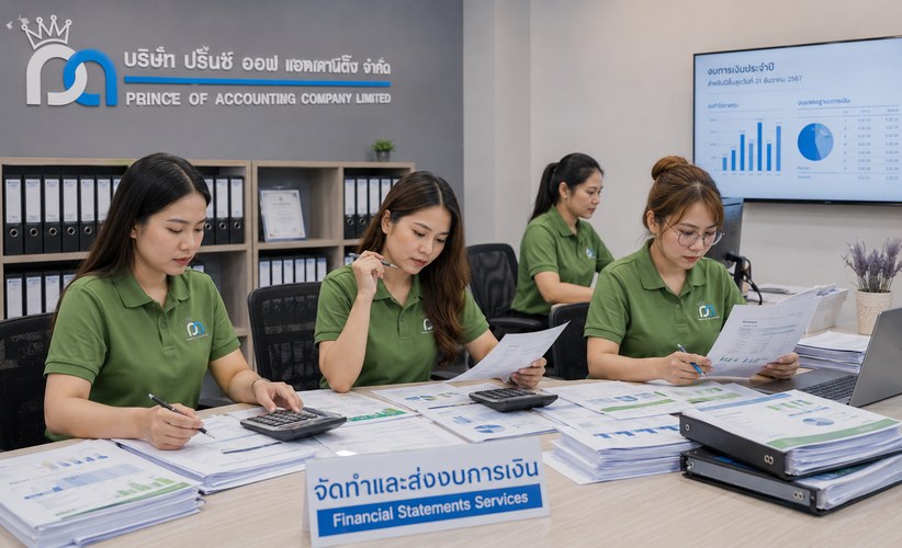 รับจัดทำและส่งงบการเงิน Prince of Accounting